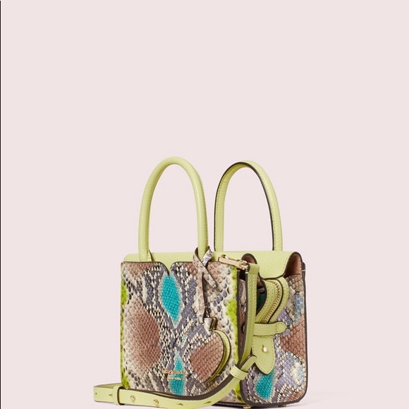 Kate Spade NWT Spencer Snake-embossed mini - Picture 3 of 11